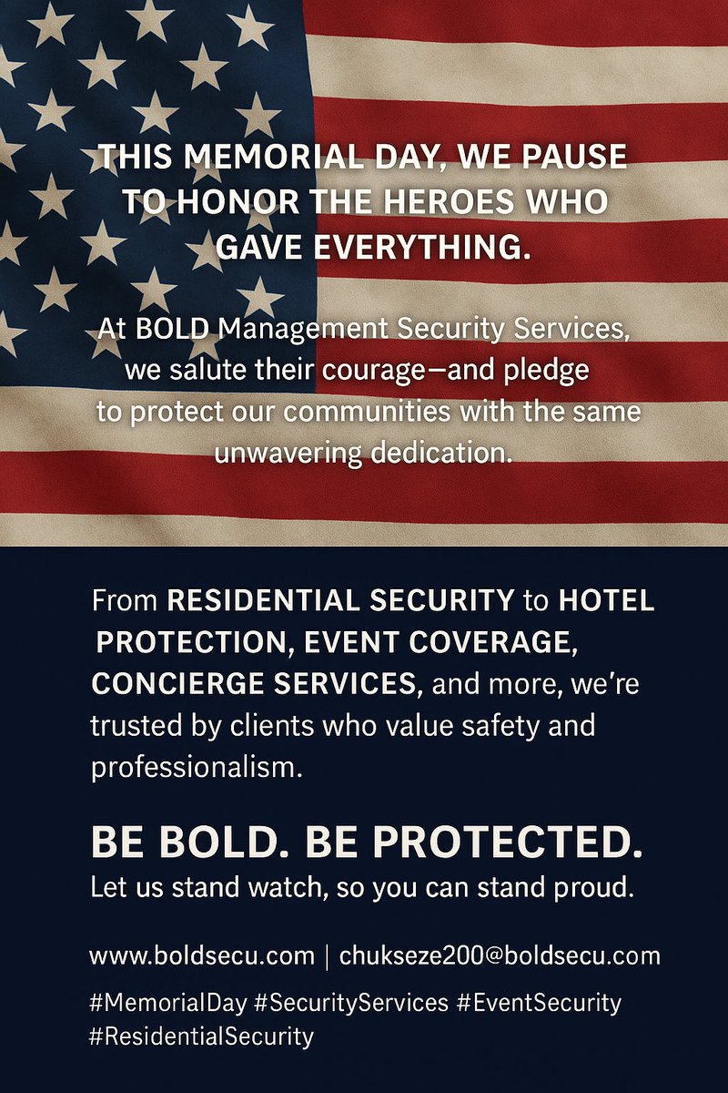 BOLD Management Security Services LLC (@SecurityBold) / Posts / X