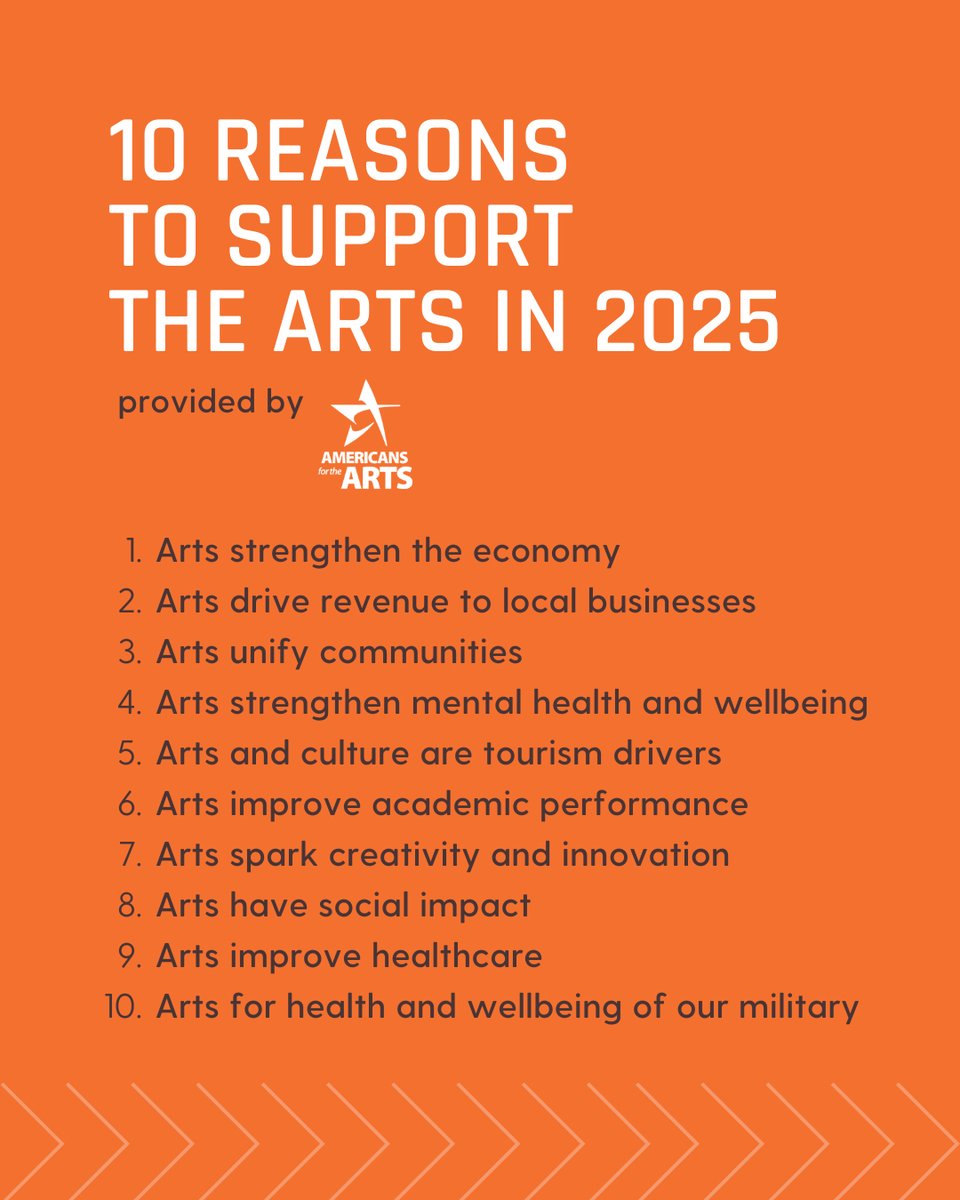 10 reasons, provided by Americans for the Arts, to show why an investment in artists, creative workers, and arts organizations is vital to the nation’s health and prosperity via <a href="/artscouncilindy/">Indy Arts Council</a>