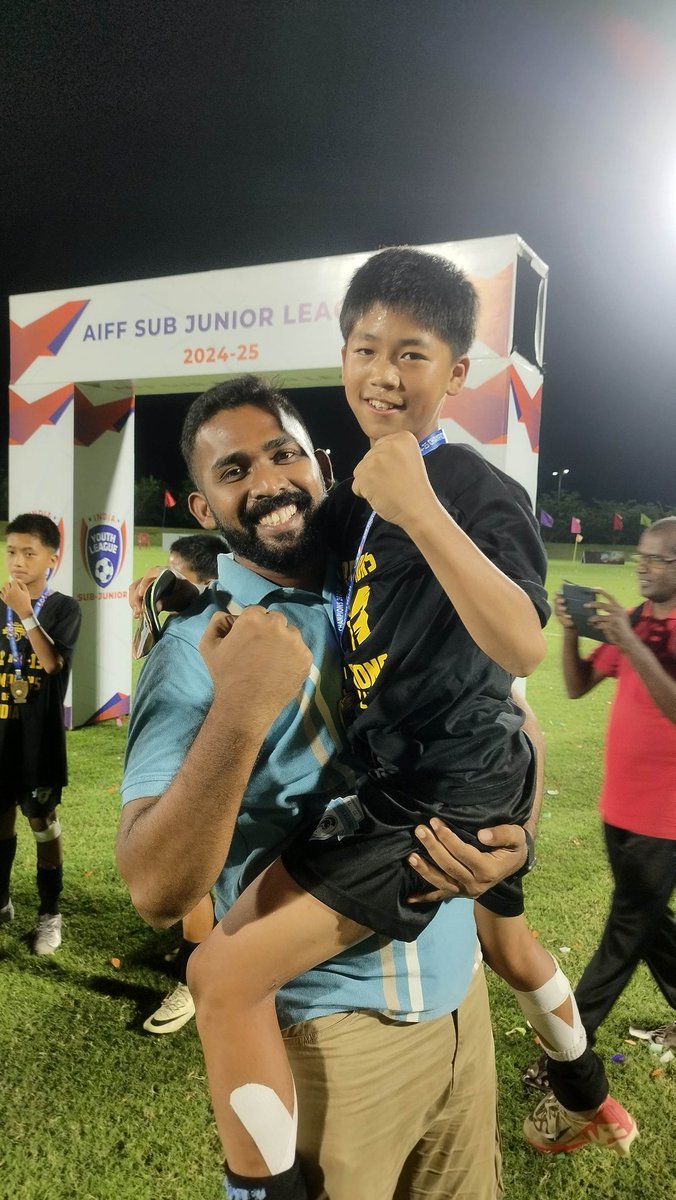ShyampaulM's tweet photo. A day to remember, spent with My Beloved Brother @ranjitbajaj  the passionate force behind the Minerva groups. final:Minerva vs FC Madras. What a match!Pure joy as Minerva lifted the trophy,the spirit,the future of Indian football on full display.
Proud moment

#MinervaChampions https://t.co/NtwbLQ75nM