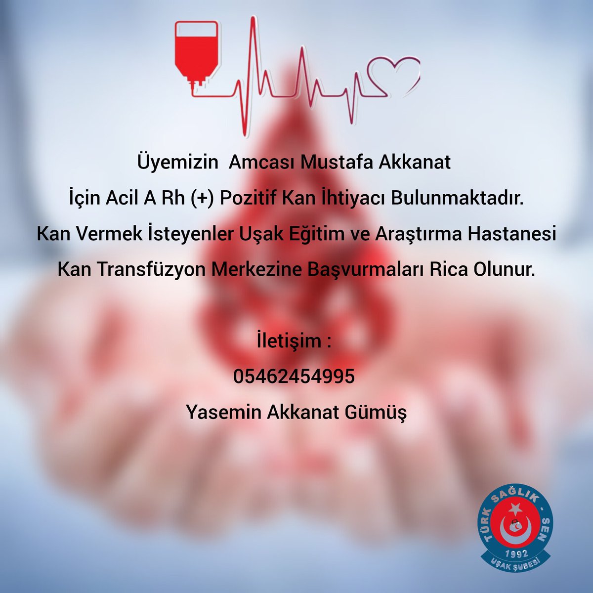 Türk Sağlık Sen Uşak Şubesi (@turkss064) on Twitter photo 