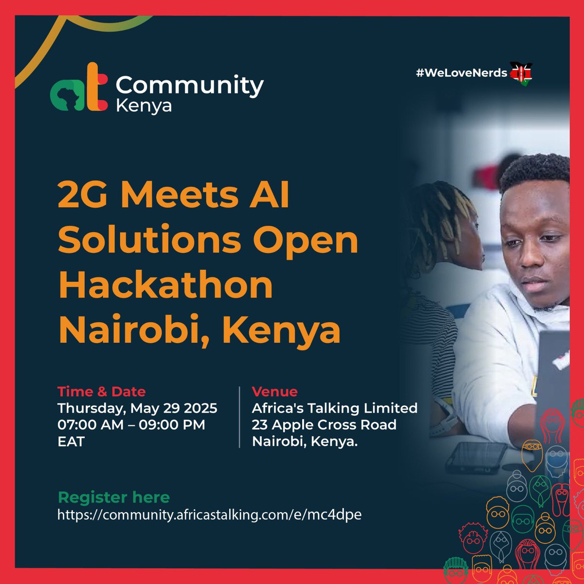 Join us for the 2G meets AI Hackathon, where innovation bridges connectivity and intelligence. Collaborate with like-minded builders to create AI-driven solutions tailored for low-bandwidth environments. Explore impactful use cases in health, finance, agriculture, education, etc