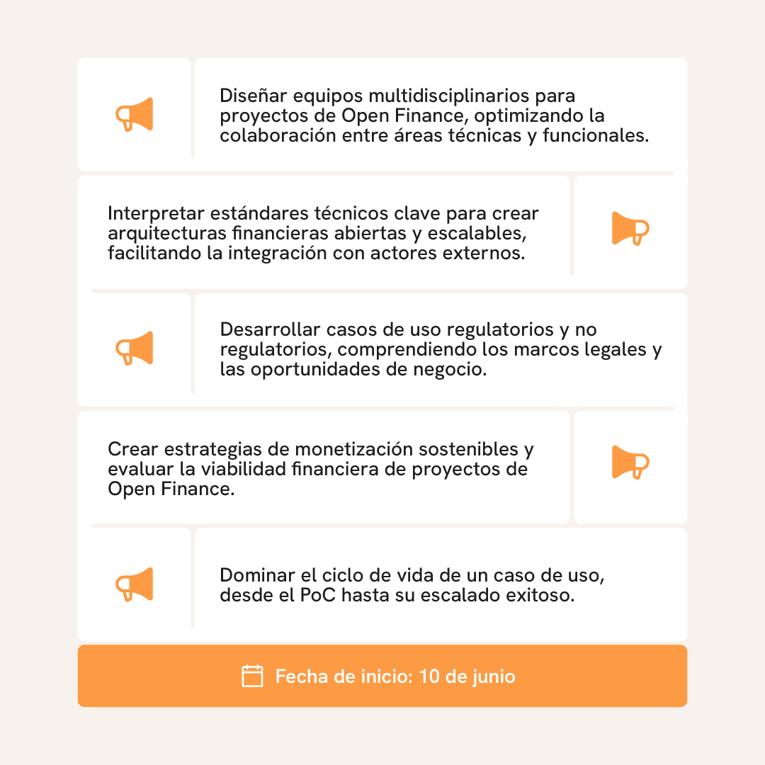 EconomiaUAndes's tweet image. 🚀 ¡Prepárate para liderar la revolución del #OpenFinance en Colombia!: bit.ly/43LgGCp

💡Open Finance: Claves y estrategias para su implementación es un curso práctico diseñado para empoderar a equipos técnicos y funcionales en la creación e implementación de