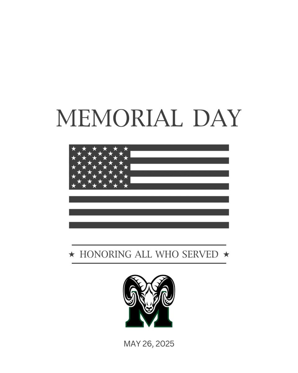 🇺🇸 Mayde Creek Football Remembers 🇺🇸
Today, we honor the brave men and women who gave their lives for our freedom. We remember. We thank you.

#MemorialDay #CreekMayde