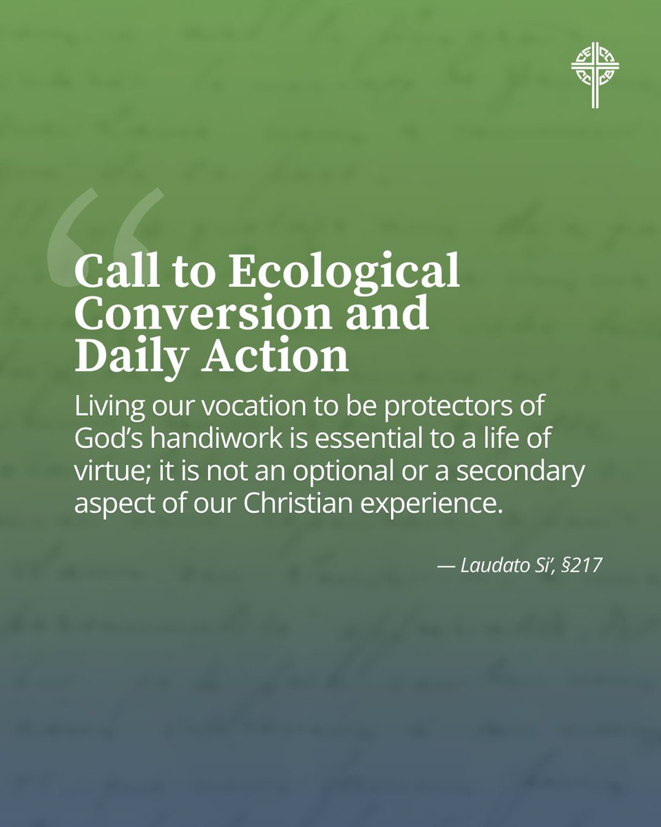 From May 24 to 31, we are celebrating the 10th anniversary of Laudato Si', the encyclical letter by Pope Francis that urges us to care for our common home.

To continue living Laudato Si’ in our daily lives, read this commentary and practical resource for Canadian Catholics by