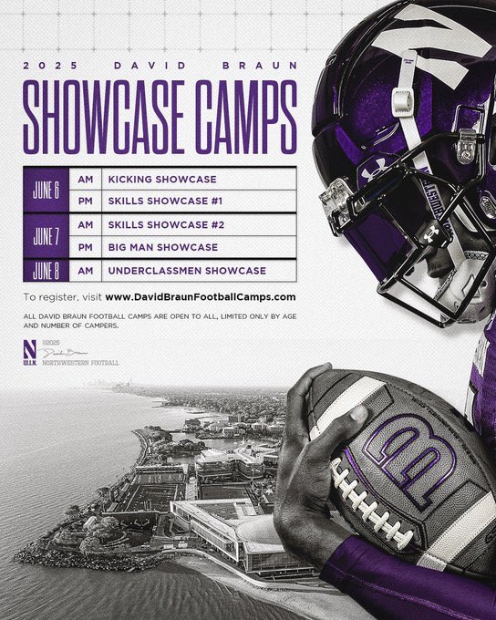 Thank you for the invite <a href="/Smith_D55/">Drew Smith</a> <a href="/NUFBFamily/">Northwestern Football</a>