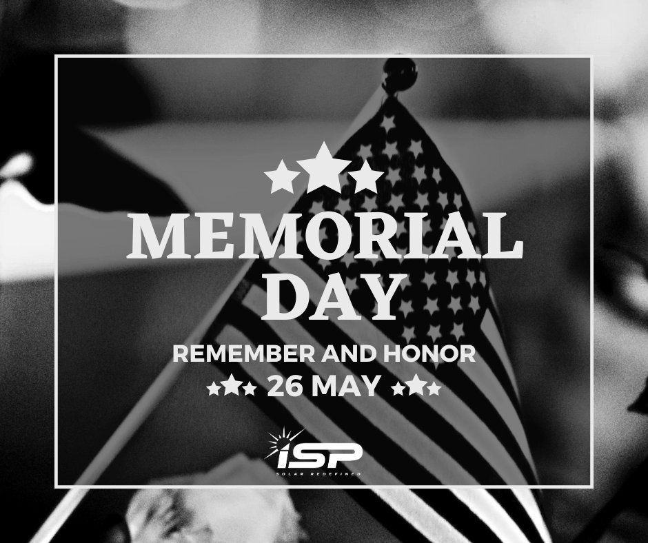 This Memorial Day, we honor and remember the brave men and women who made the ultimate sacrifice for our country. Their courage and dedication will never be forgotten. #MemorialDay #HonorAndRemember #Gratitude