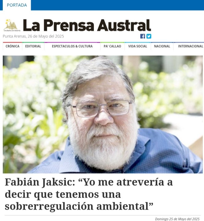 El valor de intervenciones de referentes como Fabián Jaksic depende de la oportunidad. Hoy, cuando el tema ya explotó hace rato, carece de valor. Lo cree ahora? Lo creía hace tiempo? Si es así, porqué no opinó antes? Es mejor no opinar que hacerlo con este nivel de atraso.