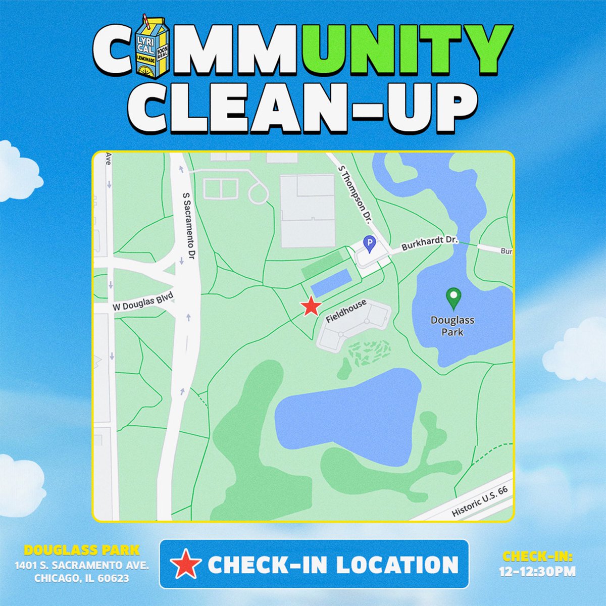 CommUnity Clean Up 2025 🧼🧹  come &amp; help support the city, all attendees will be awarded a 1 day pass to Summer Smash 🧤✨ 

registration required, link in comments!