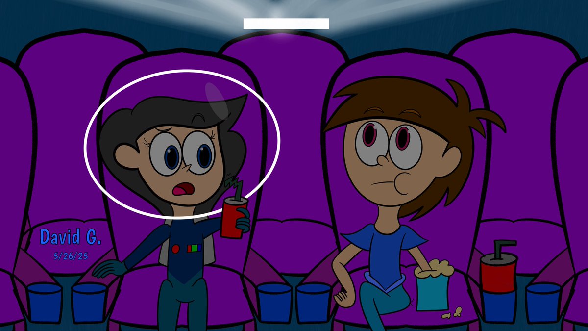 SparkCartoons's tweet photo. At the Movies - Part 2
Max and Aqua are now watching the original Tide Wars movies together. At least they’re enjoying the movie though.
#MerkidsCartoon #Besties #AtTheMovies #Merboy #WatchingMovies #MerMay2025 #MerMay #Mermaid #BlueLightningDoodles https://t.co/1P1NpW8nc0
