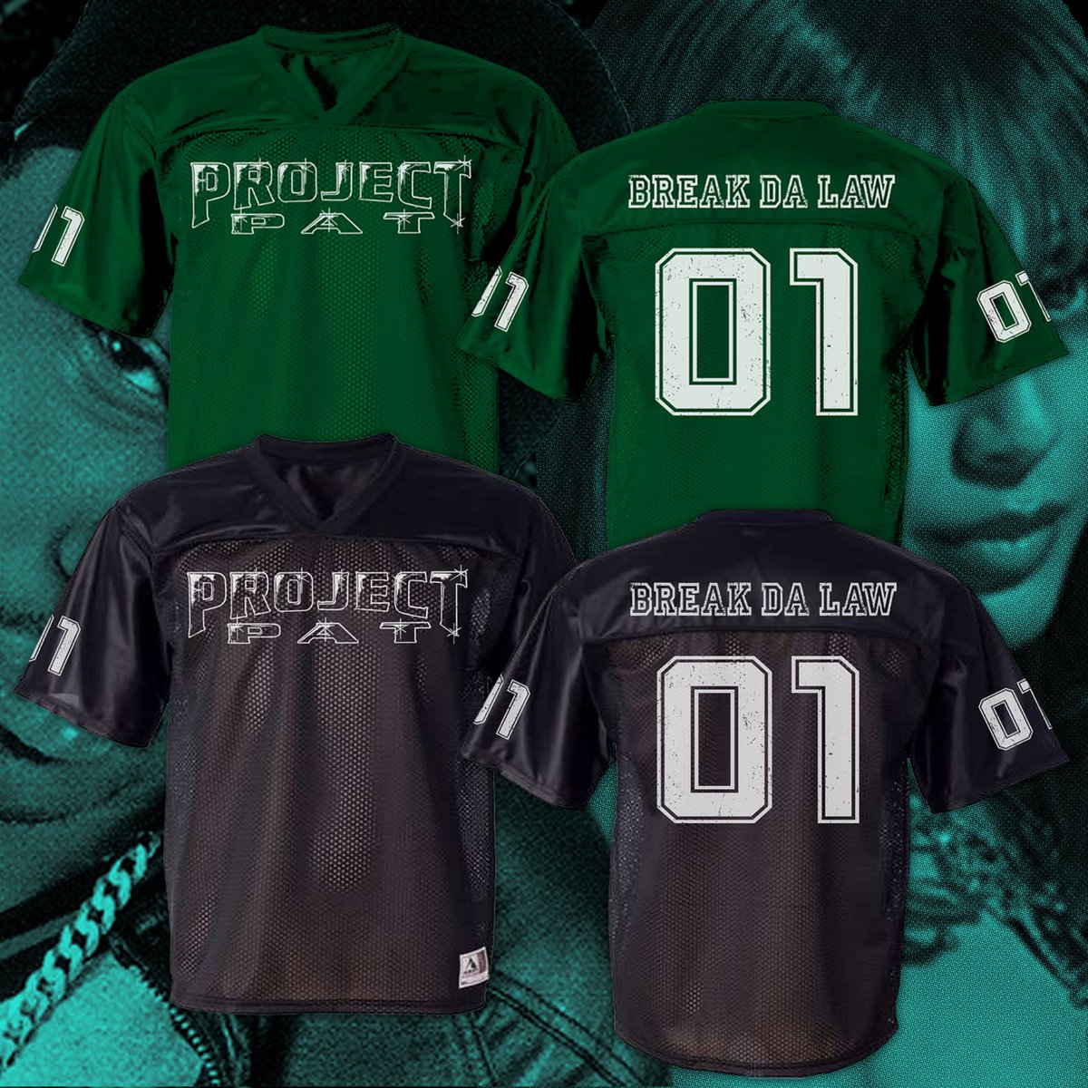 teesfths's tweet photo. RT or you’ll get 69 years of bad luck and no swag 

project pat football jerseys and pinkpantheress shirts available for preorder now 

https://t.co/GfPctyejCP https://t.co/ebvWKfKICv