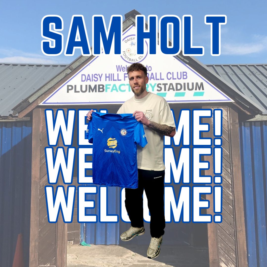 OfficialDHFC's tweet image. 🚨New Signing!🚨

We are delighted to announce the signing of Sam Holt!

Sam is an imposing defender who has previously spent time at Colne, Squires Gate, Darwen and Ramsbottom.

He brings great experience, tenacity and leadership qualities to the side.

#upthecutters