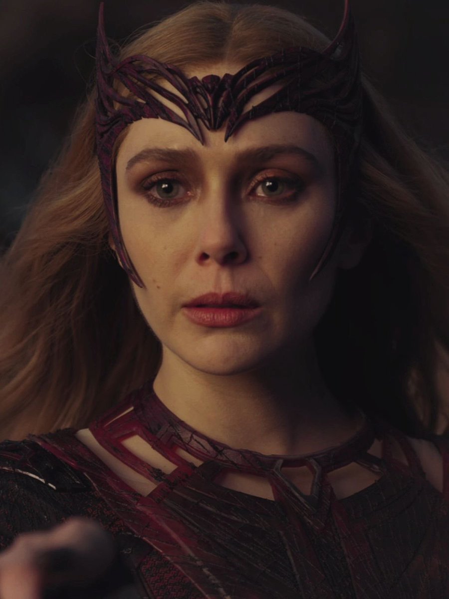 olsenthinker's tweet image. Elizabeth Olsen as the Scarlet Witch