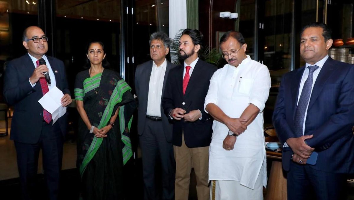 Dr. Ghada Karbon joined the exclusive gathering at the multi-party Indian delegation led by Ms. Supriya Sule, MPs from both Houses of Parliament, former ministers &amp; its counter part Qatari diplomats
#المحامية_غادة_درويش_كربون #غادة_كربون #غادة #تهنئه #عيد_الفطر #عساكم_من_عواده