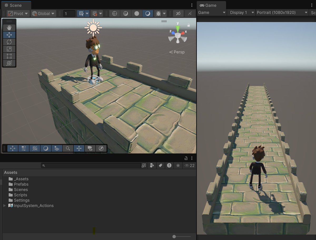 UnityAdventure's tweet image. 🎮 ¡Ya empecé a grabar el curso GRATIS para crear tu propio juego endless runner con @unity !
Estapequeña muestra del sistema para generar el camino 🛣️👇
#Unity #gamedev