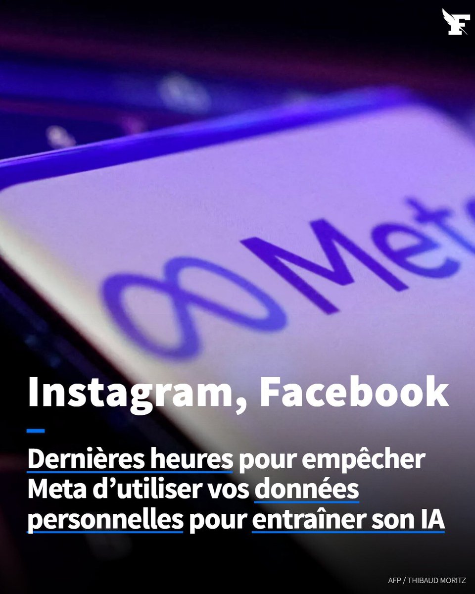 Si vous êtes utilisateurs de Facebook ou Instagram, vous n’avez plus que quelques heures pour agir. →l.lefigaro.fr/pdp