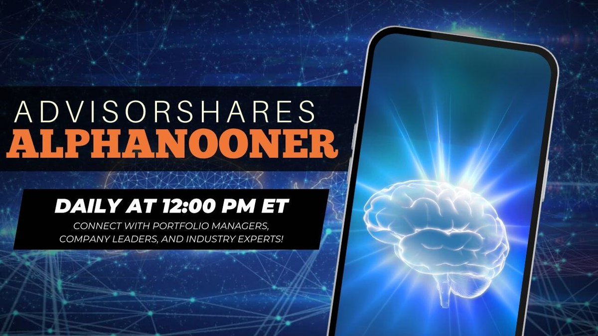 AdvisorShares (@advisorshares) on Twitter photo #AlphaNooner Live TOMORROW! at 12PM ET with Doug Drysdale <a href="/insidepharma/">Doug Drysdale</a> CEO of <a href="/CybinInc/">CybinInc</a> and Mackenzie Peterson <a href="/mpadvisorshares/">Mackenzie P</a> talking $CYBN #Psychedelics #MentalHealth #Wellness #Therapeutics #AlphaNooner Live TOMORROW! at 12PM ET with Doug Drysdale <a href="/insidepharma/">Doug Drysdale</a> CEO of <a href="/CybinInc/">CybinInc</a> and Mackenzie Peterson <a href="/mpadvisorshares/">Mackenzie P</a> talking $CYBN #Psychedelics #MentalHealth #Wellness #Therapeutics