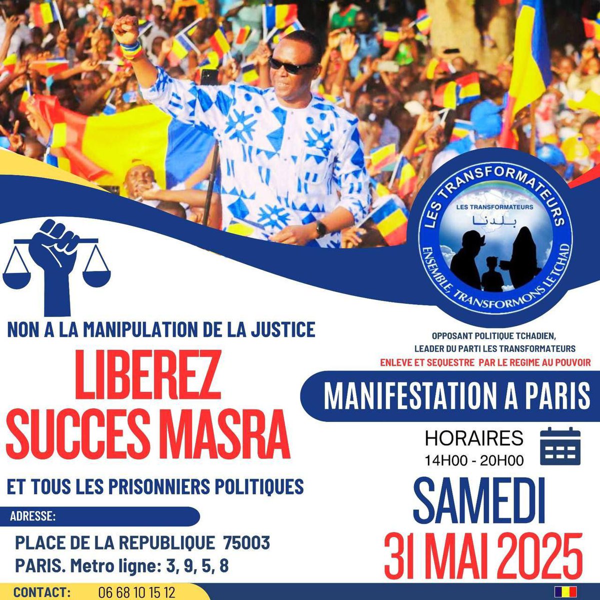 #Tchad #politique. #Transformateurs  #Stopmachinationpolitique #LiberezLesPrisonniersPolitiques #liberezSuccesMasra