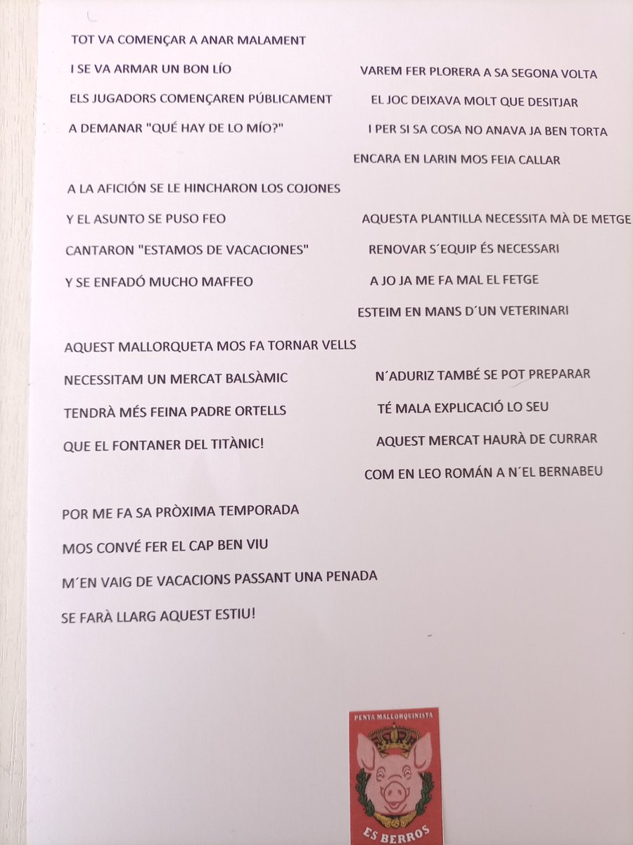 Si es que me lo ponen a huevo 📝🐽🤪

LA INCOMPRENSIBLE 24/25