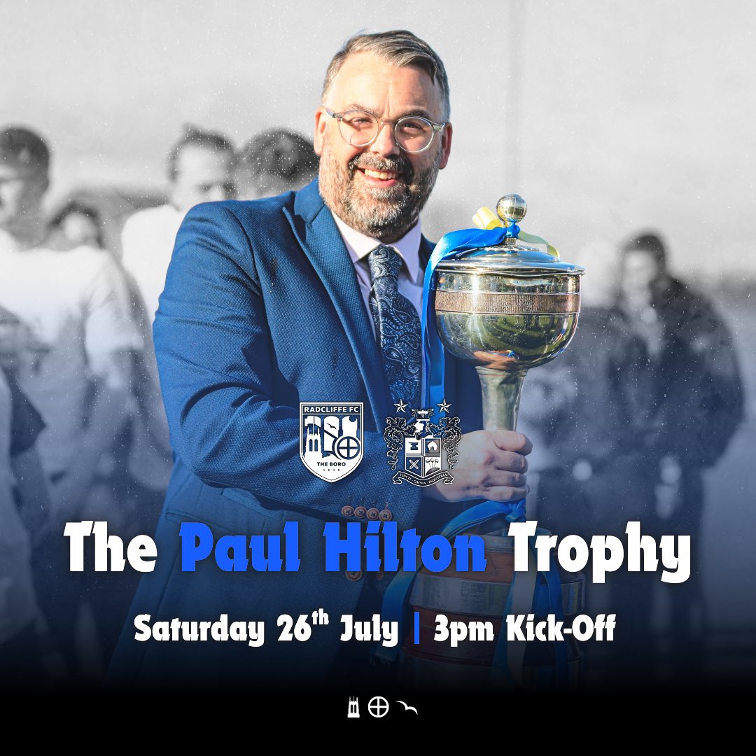 Radcliffe FC (@radcliffeboro) on Twitter photo We’re proud to announce that the Boro will welcome neighbours <a href="/buryfcofficial/">Bury Football (C)lub</a> to the Neuven Stadium as part of our 2025 pre-season campaign, with the Paul Hilton Trophy up for grabs in an inaugural annual fixture 🏆
🗞️ bit.ly/3H7LfJX
#WeAreRadcliffe #UTB We’re proud to announce that the Boro will welcome neighbours <a href="/buryfcofficial/">Bury Football (C)lub</a> to the Neuven Stadium as part of our 2025 pre-season campaign, with the Paul Hilton Trophy up for grabs in an inaugural annual fixture 🏆
🗞️ bit.ly/3H7LfJX
#WeAreRadcliffe #UTB