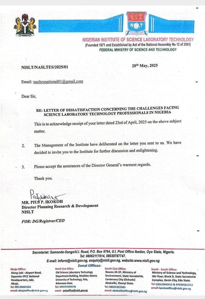 BlessedNelson13's tweet photo. What kind of acknowledgement is this with out addressing the issues and you are inviting them for physical meeting no date and time.
It's too shameful https://t.co/FiSvVsdXxo