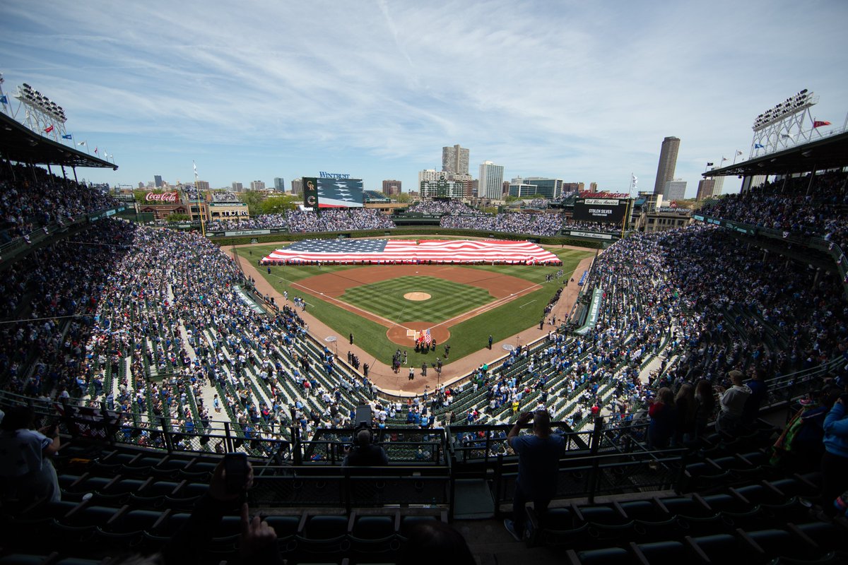 Memorial Day at Wrigley 🇺🇸