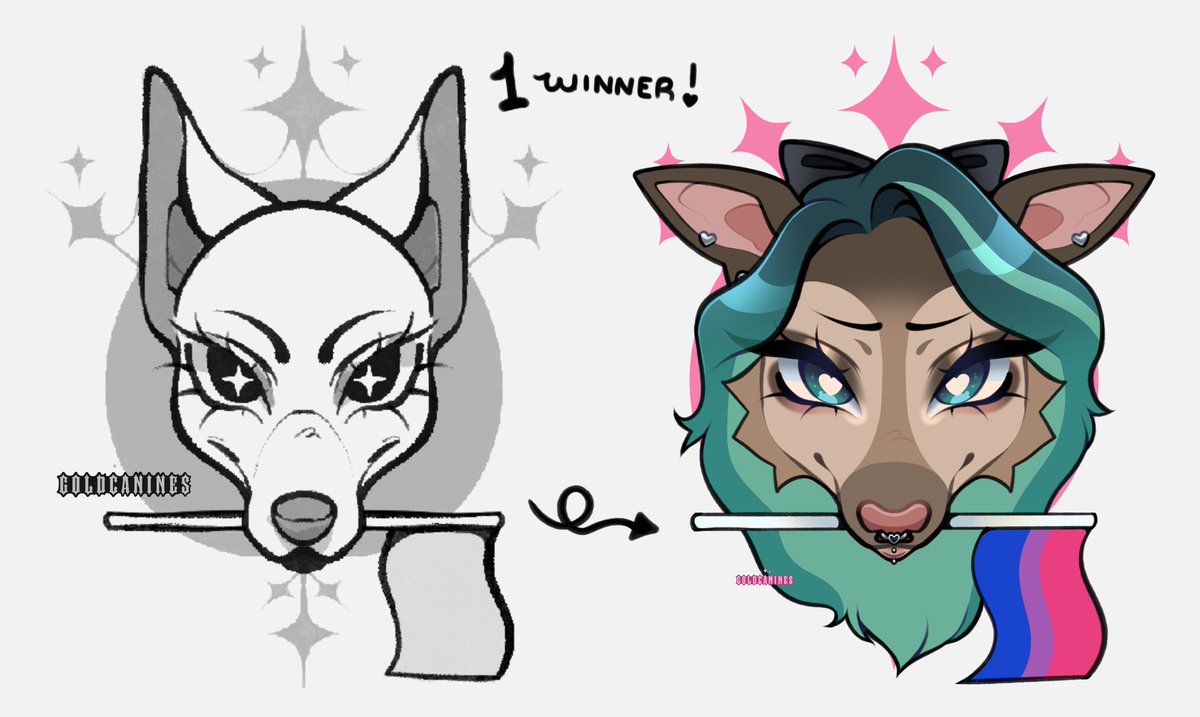 Pride Art giveaway! 🏳️‍🌈✨

1 winner - any species! 

To enter:
• Follow + RT
• Leave your fav emoji! ❤️

Ends: June 9th