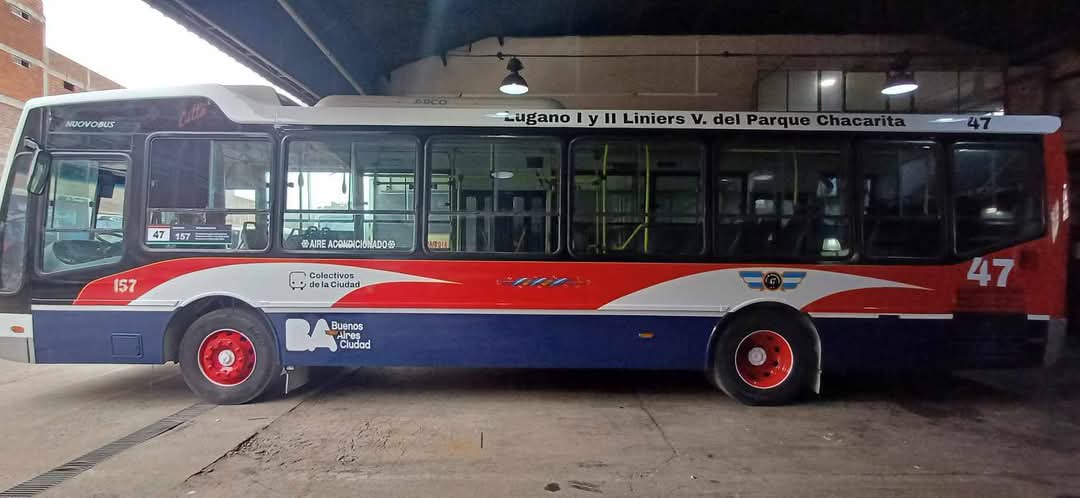 BondisATR's tweet photo. Lo más nuevo de la #Linea47
Llegan usados estos Nuovobus Cittá.
Nuevos interno 109 y 157. Ambos MB OH 1621 L SB https://t.co/u0INyeQywA