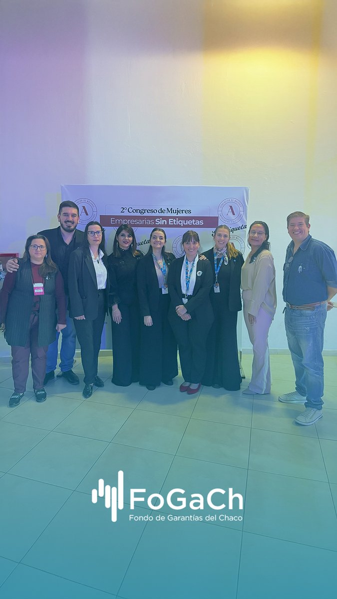 FoGaCh_'s tweet photo. FoGaCh estuvo presente en el 2° Congreso de Mujeres Empresarias “Sin Etiquetas” 💼👩‍💼
Organizado por @somosameech, este evento fue un espacio de inspiración ✨ y construcción colectiva 🤝 para potenciar el liderazgo femenino en el ámbito empresarial 🚀. https://t.co/oMFHjjJTny