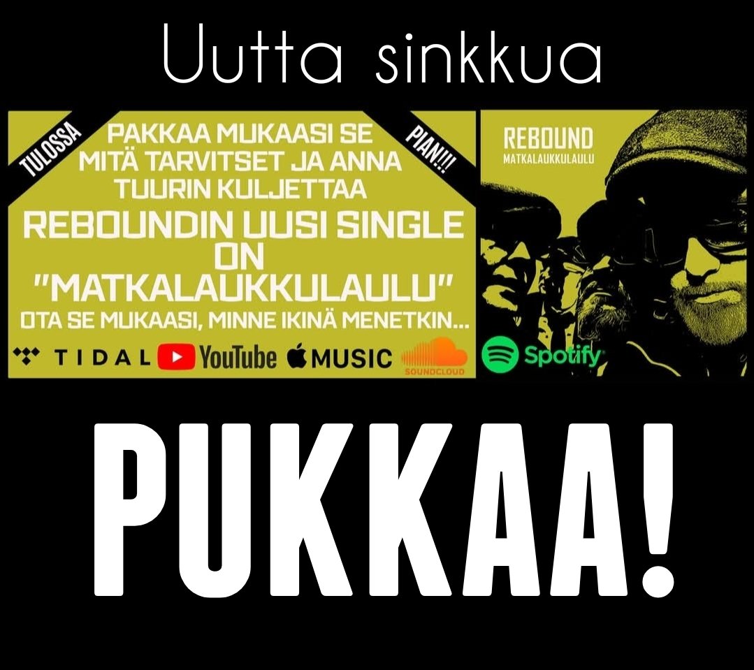 NurmiRepa's tweet photo. https://t.co/n6fs9PrLtv Linkistä sisään toisesta ulos. Uusi Rebound biisi julkaistaan didinä 2.6.2025. https://t.co/gj7x5zh9wq