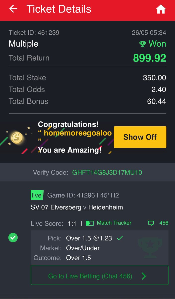 iamvimtips's tweet image. Boom 💥 our 2 odds today . Congratulations to those who got on #vimtips #morevim . We go again tomorrow.