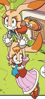 It just hit me that the reason Cream can fly with her ears is because in the Buddhist-controlled Era of Japan eating (mammal) meat was so widely frowned upon people started counting rabbits as birds (ichi wa) citing the ears were like wings therefore rabbits were edible NOOOOOO-