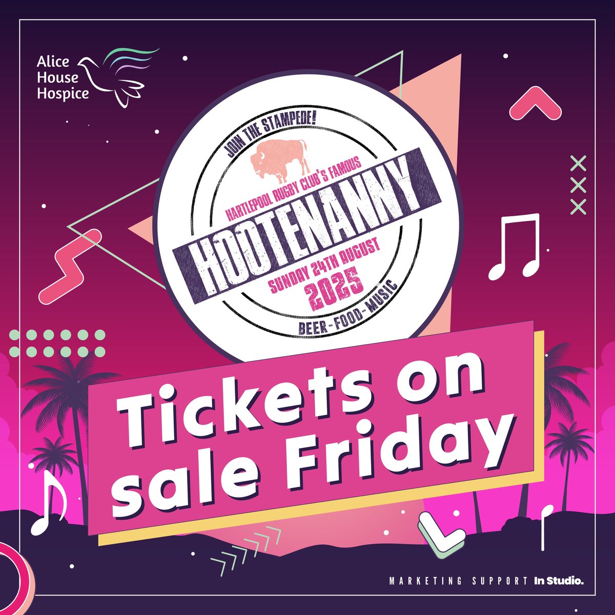 Set your alarm! ⏰

Hootenanny tickets drop this Friday at 10am!

We’re throwing it back to the 80s on Sun 24 Aug - music, beer, food &amp; nostalgia.

They sell fast - don’t miss the party of the summer!