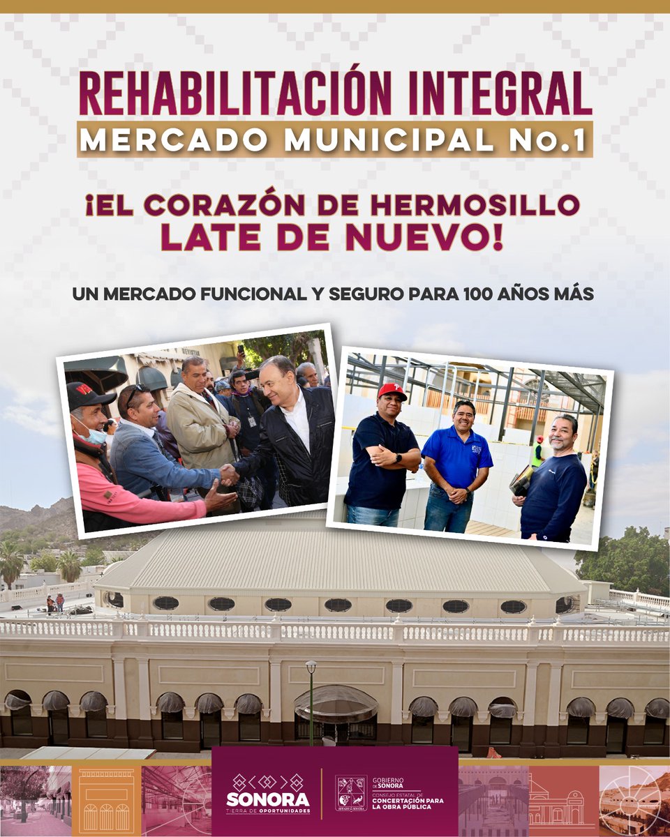 Becas y Crédito Educativo (@becasycredito) on Twitter photo 🏪 Sonora no olvida su historia: la transforma.
El gobernador <a href="/AlfonsoDurazo/">Alfonso Durazo</a> entregó el rescate más importante del Centro Histórico de Hermosillo: el Mercado Municipal No. 1.
#RescatamosElMercado 🏪 Sonora no olvida su historia: la transforma.
El gobernador <a href="/AlfonsoDurazo/">Alfonso Durazo</a> entregó el rescate más importante del Centro Histórico de Hermosillo: el Mercado Municipal No. 1.
#RescatamosElMercado