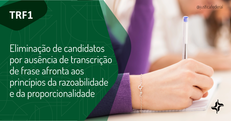 justicafederal's tweet photo. O #TRF1 anulou o ato de eliminação de um candidato de concurso público, garantindo a sua participação nas demais fases do certame. A eliminação foi baseada em formalismo excessivo e desproporcional e afronta a razoabilidade e a proporcionalidade. https://t.co/v8vUumsqKx https://t.co/Z3lvyNG9aq