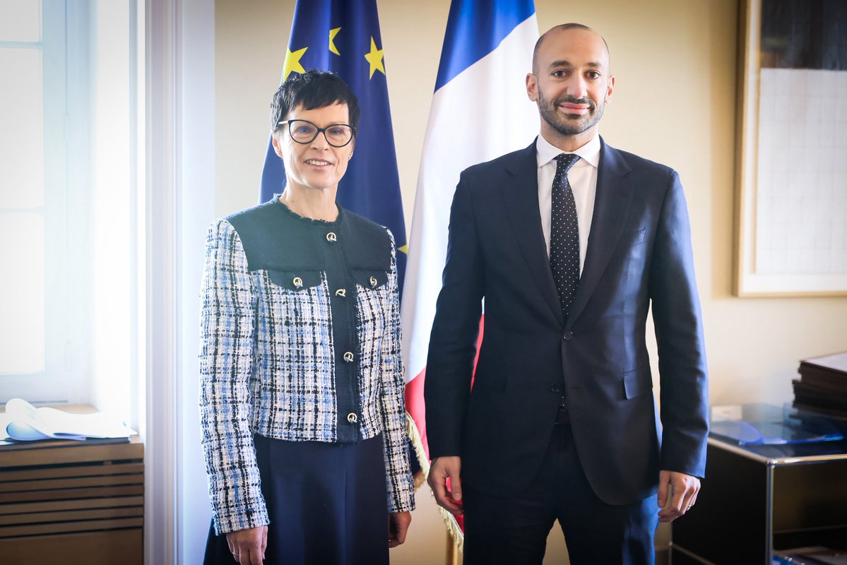 Marta Kos (@martakoseu) on Twitter photo Today, I visited Paris for the first time as Commissioner for #EUEnlargement.
Good to meet <a href="/benjaminhaddad/">Benjamin Haddad</a> & discuss priorities for enlargement and our cooperation in the Black Sea region.
Merit-based enlargement is our best guarantee for a prosperous & secure Europe. 🇪🇺🤝🇫🇷 Today, I visited Paris for the first time as Commissioner for #EUEnlargement.
Good to meet <a href="/benjaminhaddad/">Benjamin Haddad</a> & discuss priorities for enlargement and our cooperation in the Black Sea region.
Merit-based enlargement is our best guarantee for a prosperous & secure Europe. 🇪🇺🤝🇫🇷