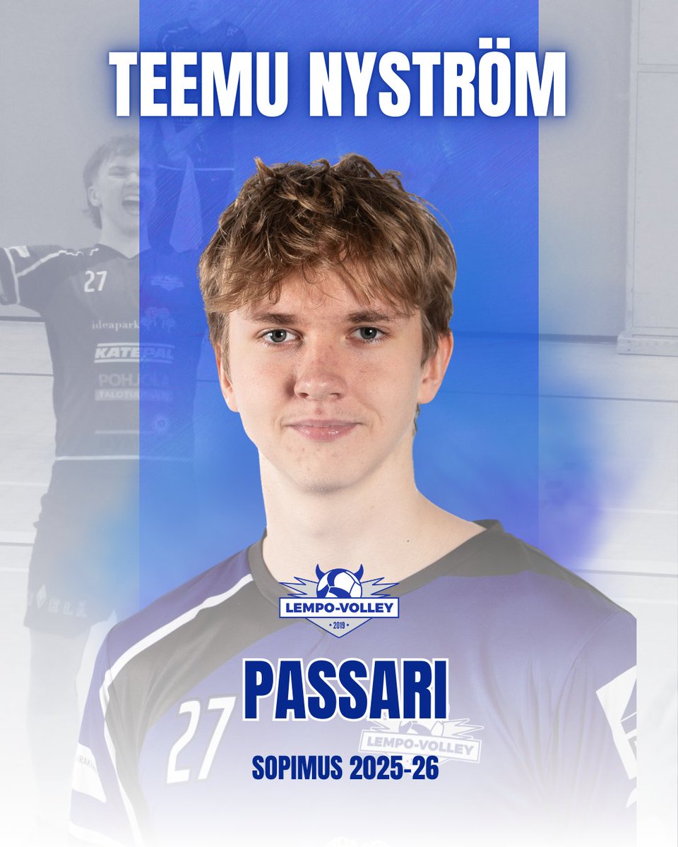 Tiistain miesten 1-sarjan sopimusuutiset kommentein koottuna kotisivuilla:
lempovolley.fi/joukkueet/edus…
#lentopallo #lempäälä