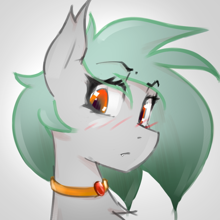 My buddy <a href="/4mm4i/">4M4I</a> sketched my Bat! 
He is pretty darn good! XD

#mlp #pony #mlpart