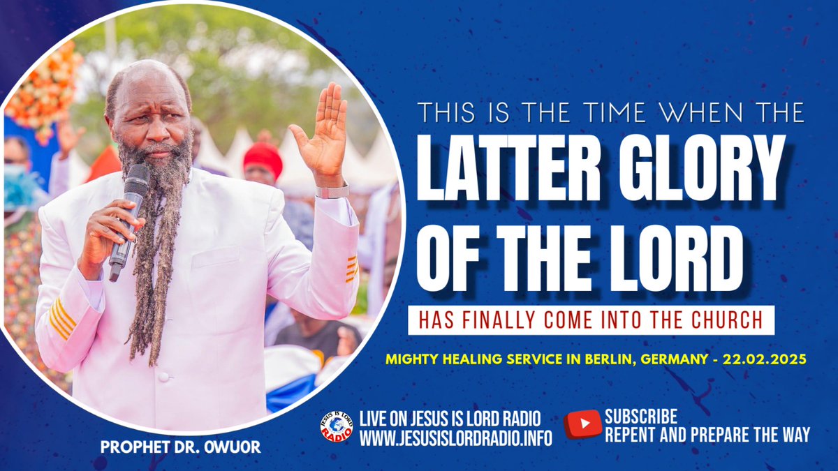 The healing of the LORD has no boundaries 
A tumor dissolved 
#ThePowerOfTheMessiah