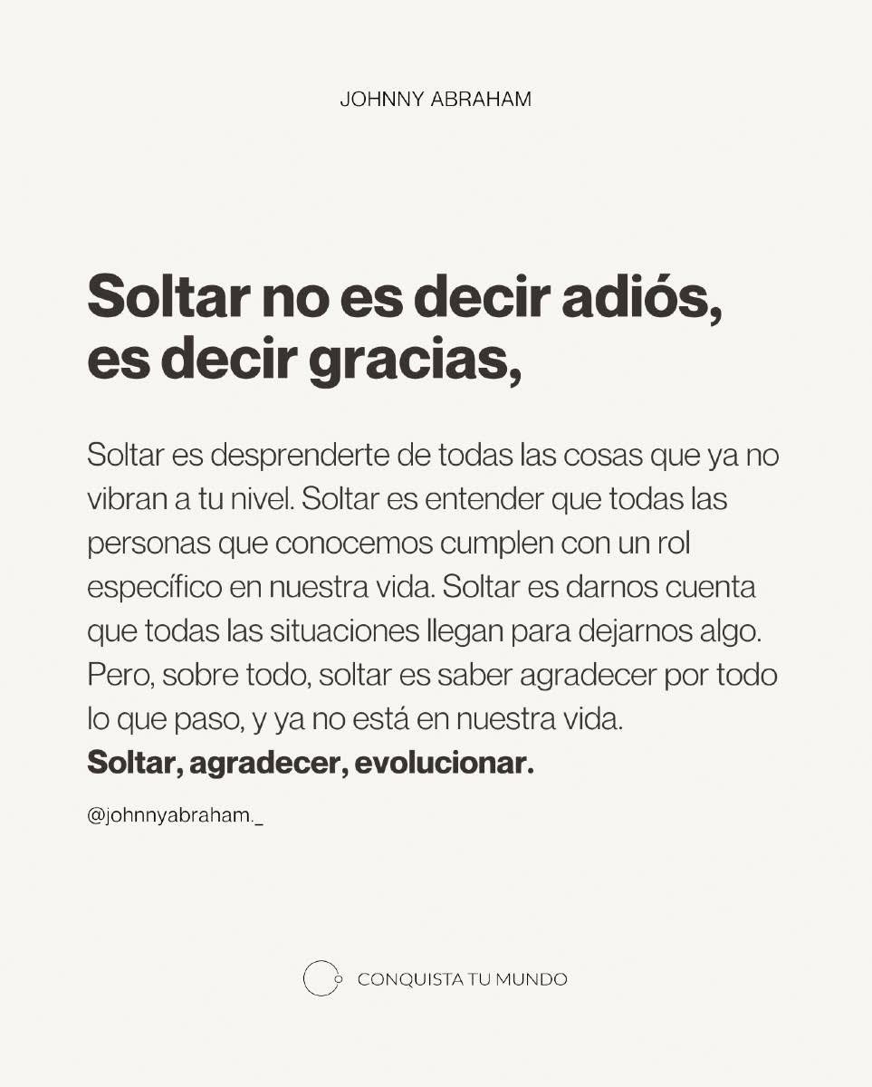 JohnnyAbraham's tweet photo. Aprende a dejar ir todo lo que ya no es lara ti♥️ https://t.co/fccTgXjyXp