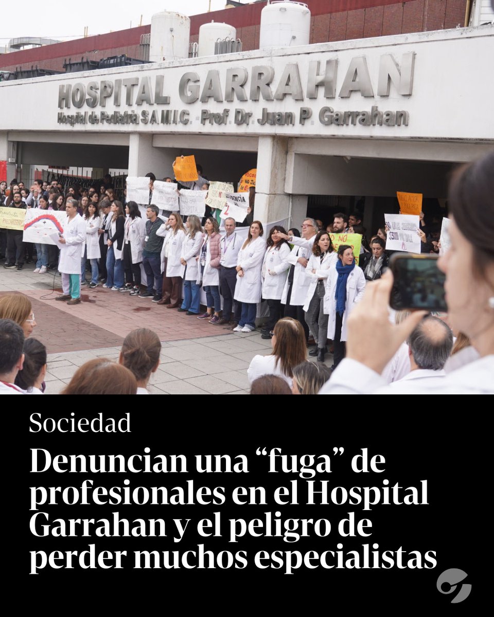 Los residentes del hospital hicieron un paro de 72 horas la semana pasada y ahora empezaron otro hasta el jueves. clar.in/4knRHec