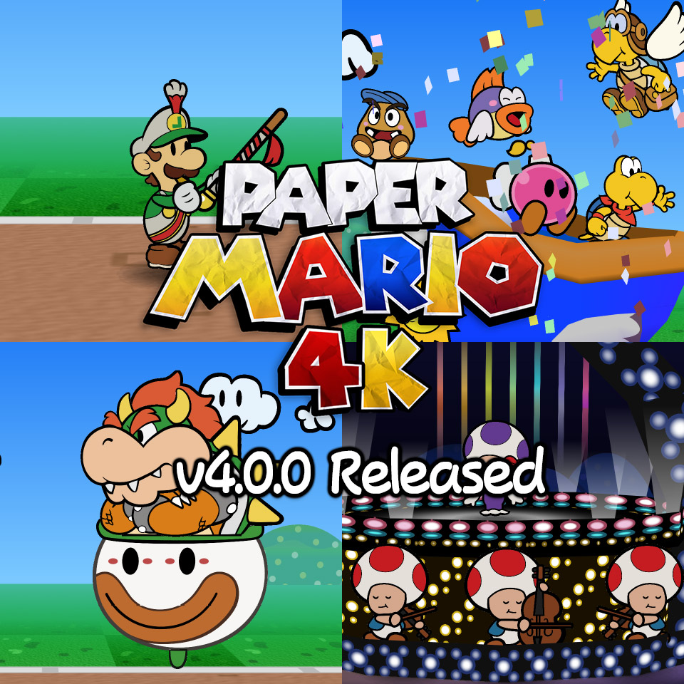 Paper Mario 64K / Refolded v4.0.0 just released for Adventurers