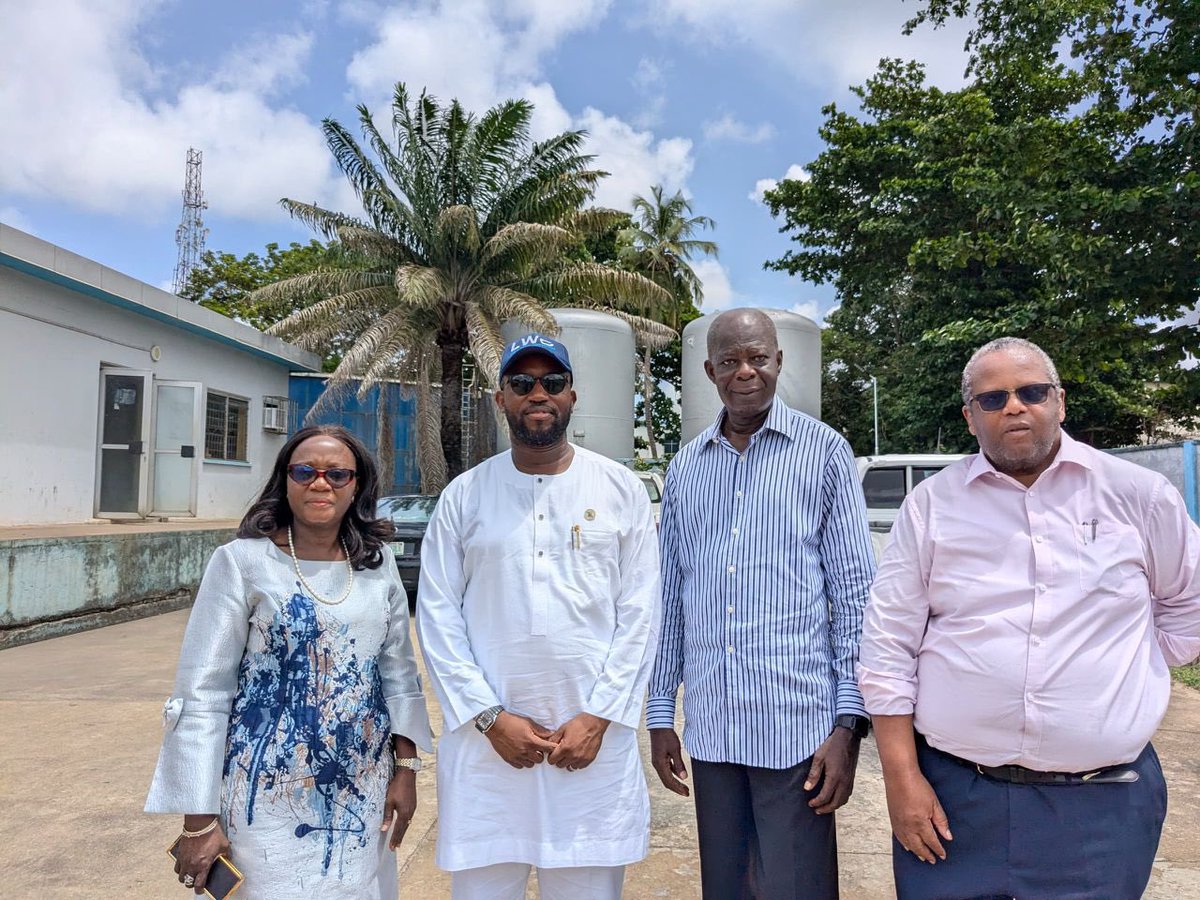 Earlier today, the Managing Director and management team visited the Apapa Mini Waterworks for a test run ahead of the full resumption of water production scheduled for tomorrow, May 27, 2025.