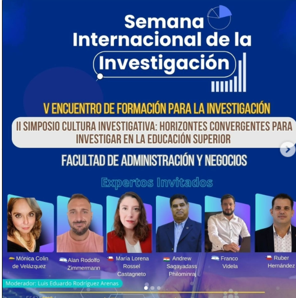 Dr. Andrew Philominraj, conferencista en la Semana Internac. de la Investigación y IV Encuentro de Formación para la Investigación, organizados por la Universidad Simón Bolívar en Colombia. Le felicitamos por representar a <a href="/ucatolicamaule/">U.Católica del Maule</a> en este importante evento internacional