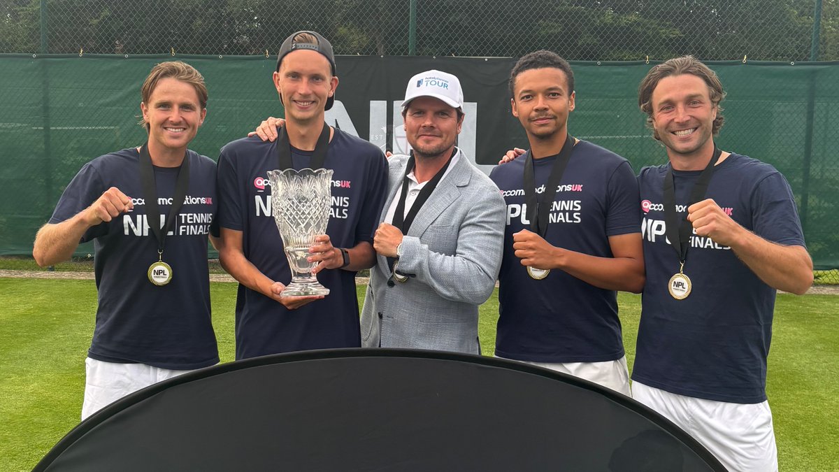 Amazing performance by Aidan McHugh, James Mackinlay, Marcus Walters, and Liam Broady. We won the whole thing. Thank you to St. George’s Hill Tennis Club for hosting us and the NPL and LTA for putting on an exciting season of winter tennis. We are looking forward to defending the