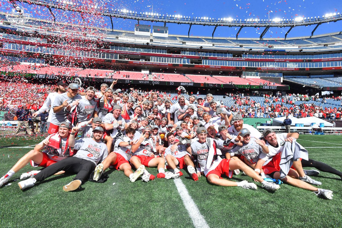 NCAALAX's tweet image. YOUR NATIONAL CHAMPIONS 🏆

#NCAAMLAX x @CornellLacrosse