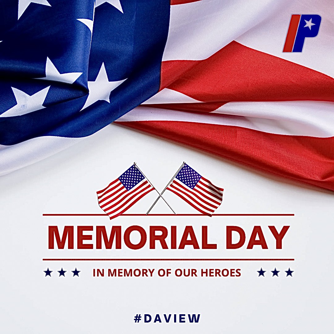 TheViewBBall_'s tweet photo. Today we honor and remember the brave men and women who made the ultimate sacrifice for our freedom. This Memorial Day, we pause to say thank you.
#MemorialDay #NeverForget
#DaView
#PatriotStrong
โค๏ธ๐ค๐
@JasonJeharrison
@ADAndersonPV
@Toni_Phroze14
@parkview_lrsd https://t.co/fCvvgbw3gq