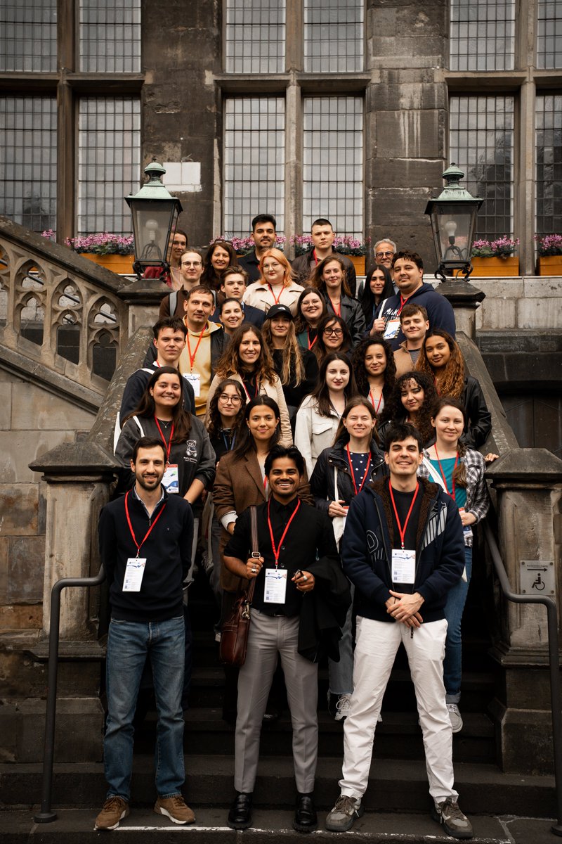 Our #ECYP2025 representatives have arrived in #Aachen – 27 projects from 27 countries working on #Europe's future. Tomorrow, we will reveal the three 2025 European winner projects.  

📽️ Watch the award ceremony (from 11 AM): karlspreis.de/de/jugendkarls…

📸#Karlspreis/C. van't Hoen