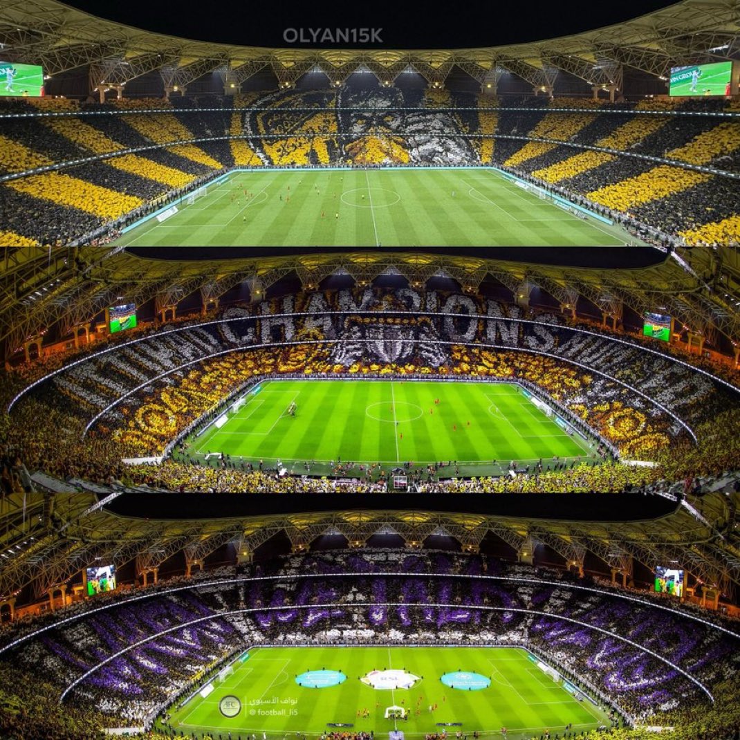 ITTIHAD_UAE's tweet photo. قشعريرة والله العظيم ونحن بين اعظم جمهور في اسيا بلا منازع . 💛💛🇦🇪 🇸🇦

#ليلة_التتويج #الاتحاد_ضمك https://t.co/el7fEjBkXd