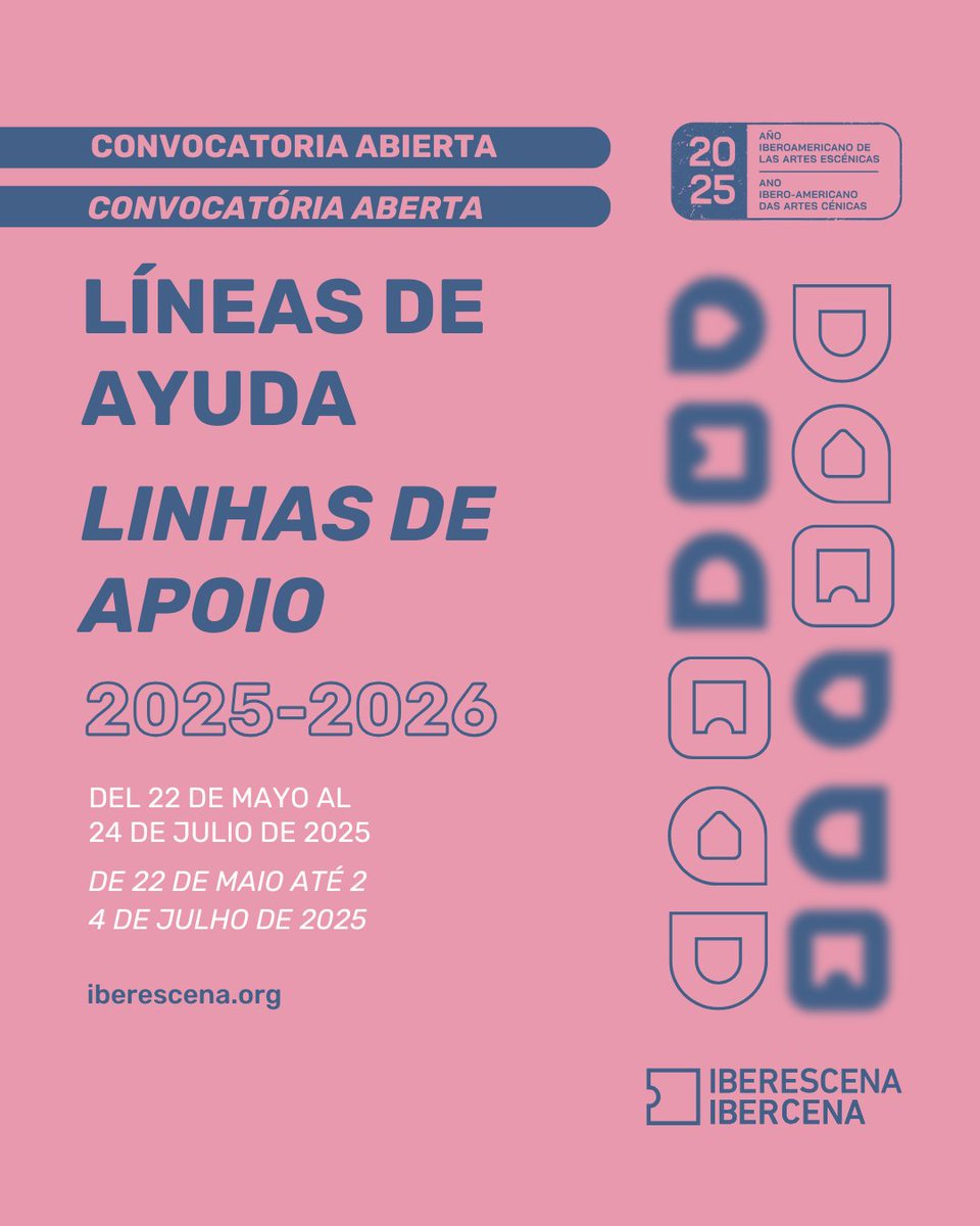 🚀 ¡IBERESCENA abre su convocatoria 2025-2026!

Desde hoy, puedes postular a las líneas de ayuda hasta el 24 de junio en [iberescena.org].

Consulta las bases y participa. 

Nota completa: creatividad.gob.ec/2025/05/26/ibe…

<a href="/Cultura_Ec/">Ministerio de Cultura y Patrimonio 🇪🇨</a> 
#ElNuevoEcuador
