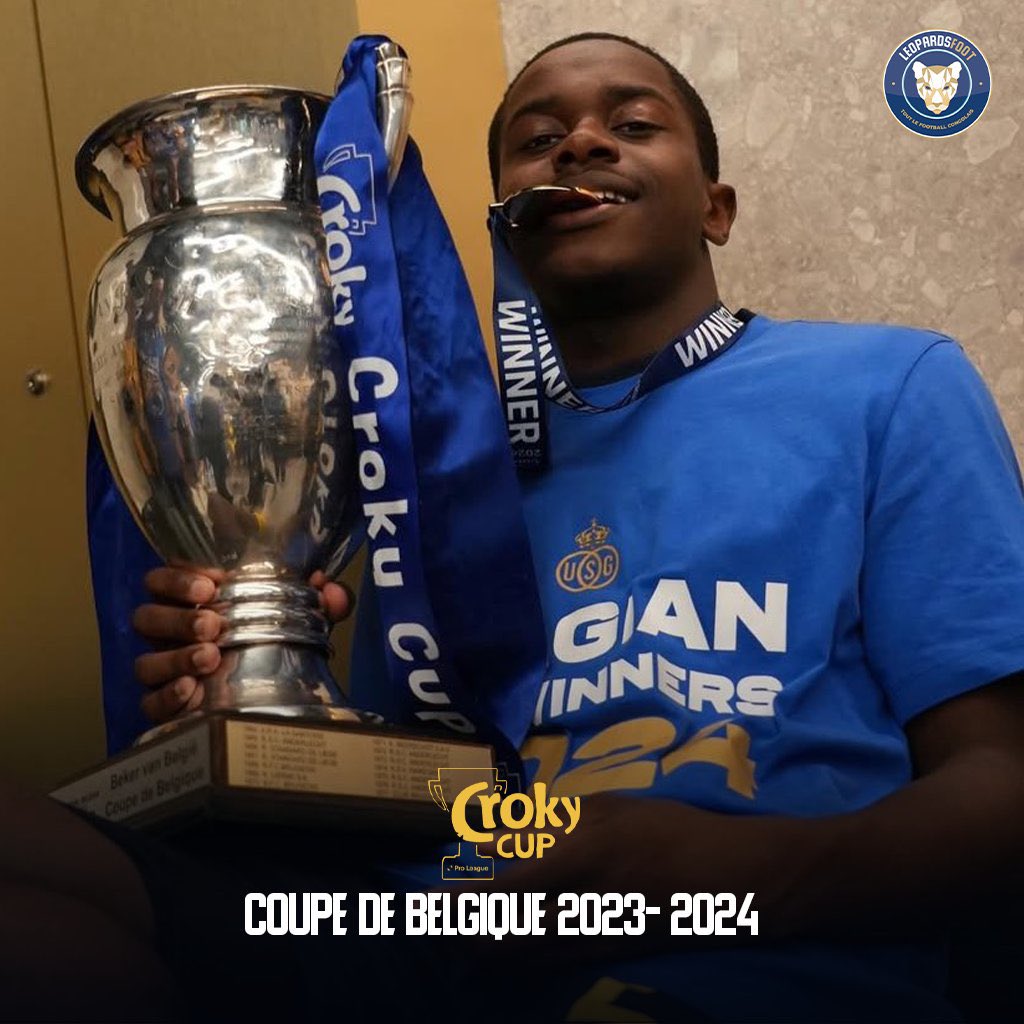 leopardsfoot's tweet photo. 🐆 À 20 ans, Noah Sadiki 🇨🇩 a tout gagné avec l’Union Saint-Gilloise au niveau national 🇧🇪

🎙️ Selon vous, doit-il signer dans un championnat plus huppé afin de franchir un cap ? 

#congo #rusg https://t.co/IvUeKSGXZ4